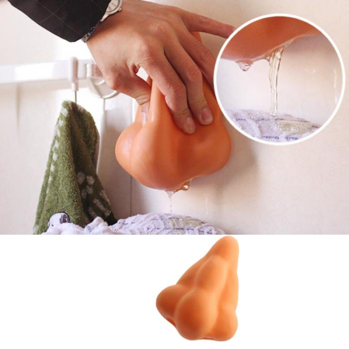 Nose Shaped Soap Dispenser With Suction Cups