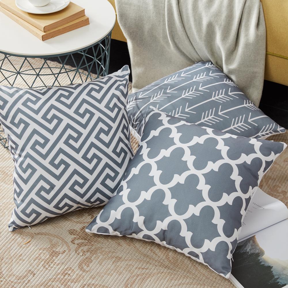 Sofa Pillow Cover Geometric Designs