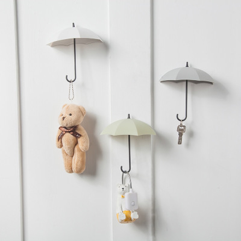 Umbrella Hooks Decorative Wall Storage (3 Pcs)