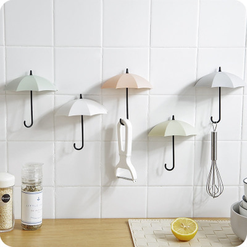 Umbrella Hooks Decorative Wall Storage (3 Pcs)