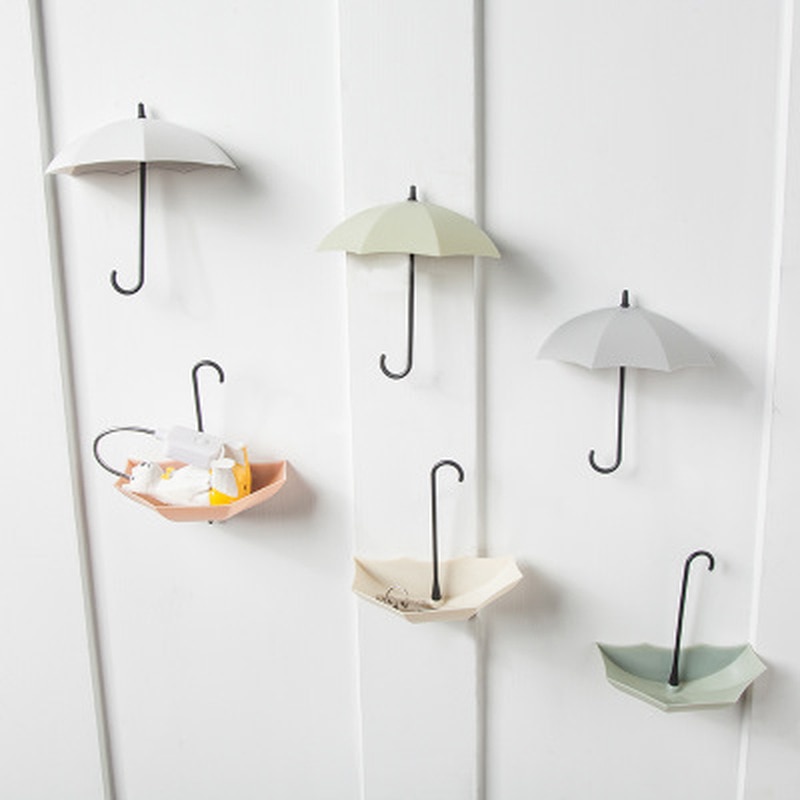Umbrella Hooks Decorative Wall Storage (3 Pcs)