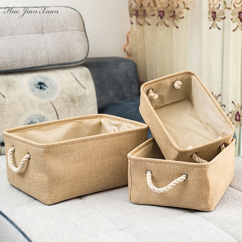 Cloth Storage Basket Linen Box