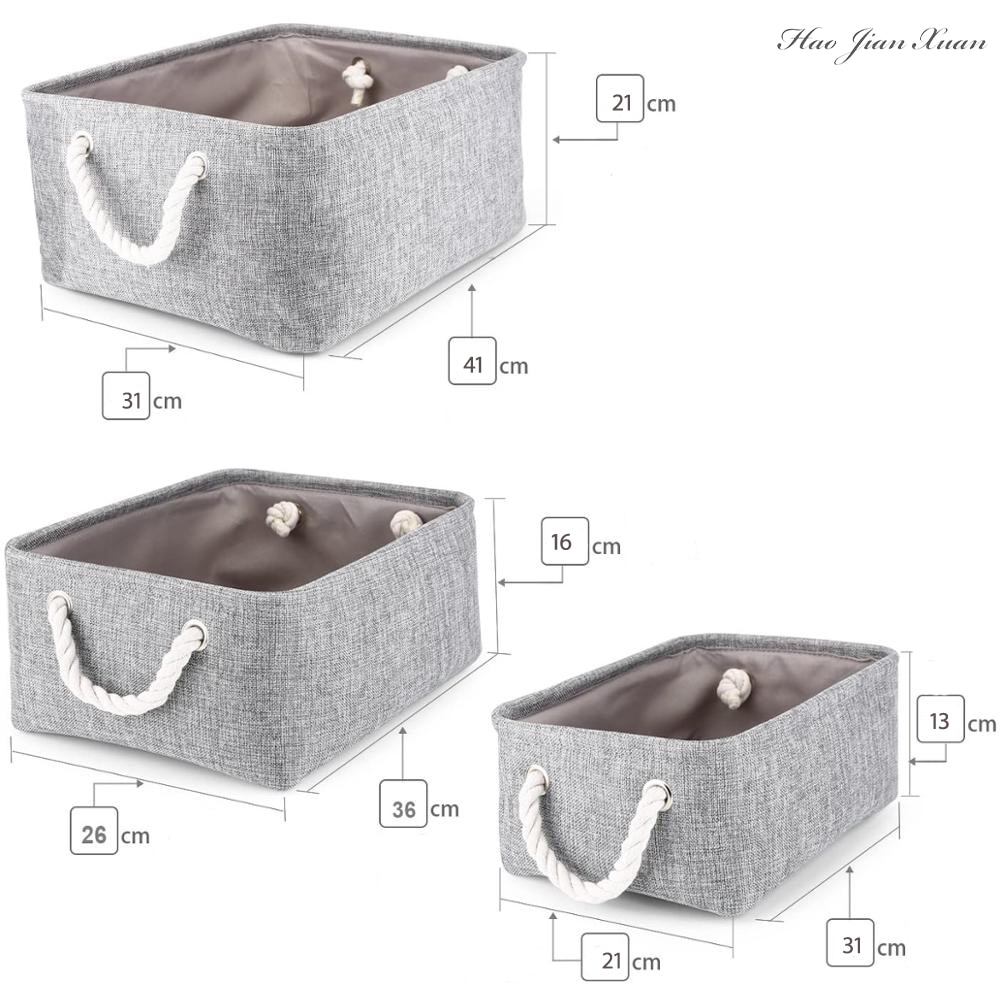 Cloth Storage Basket Linen Box