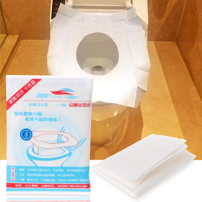 Disposable Toilet Seat Covers for Adults (10 pcs)