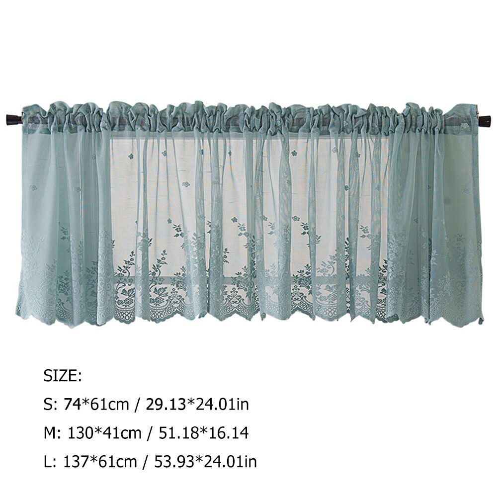 Lace Short Kitchen Curtain