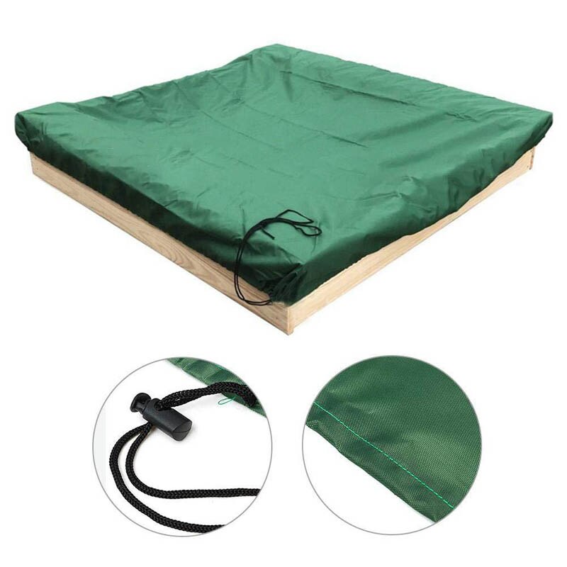 Sandbox Cover Drawstring Waterproof Mat