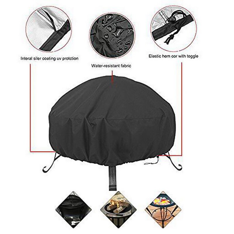 Fire Pit Cover Anti-Dust Cover