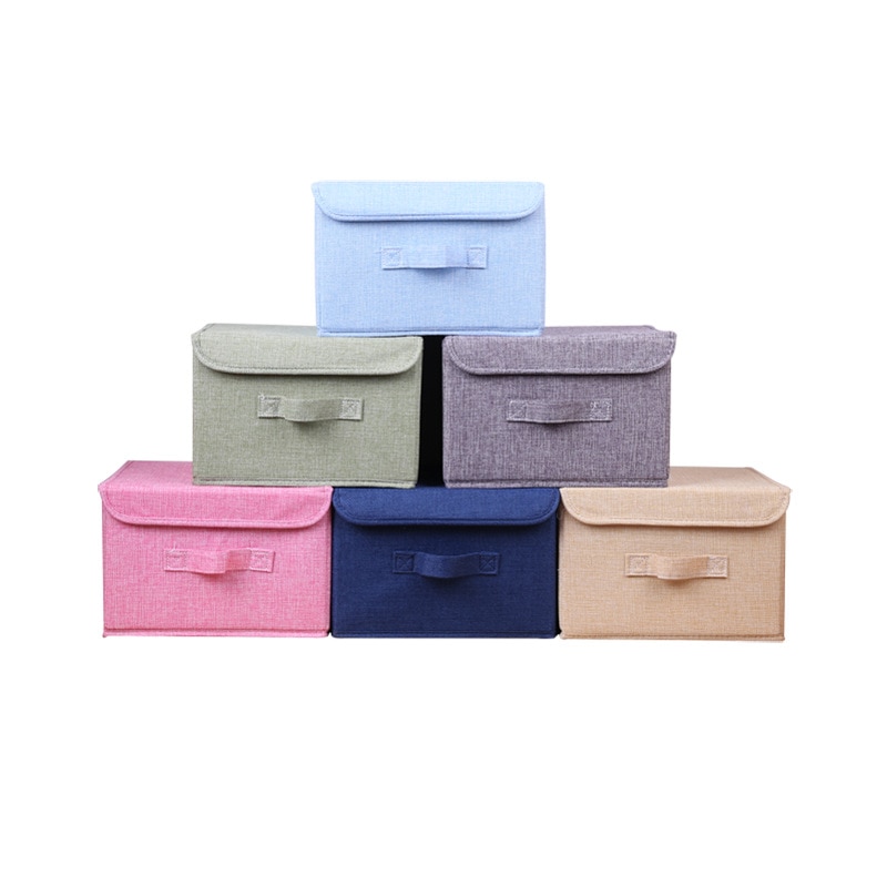 Folding Storage Box Fabric Basket 