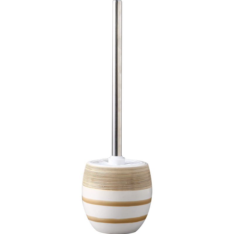 Ceramic Toilet Brush Holder with Brush Set