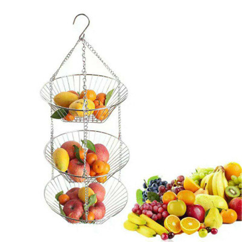 Hanging Vegetable Basket Three-Tier