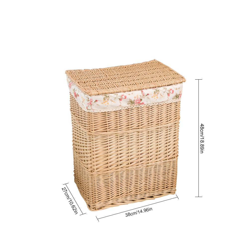 Rattan Laundry Basket with Lid