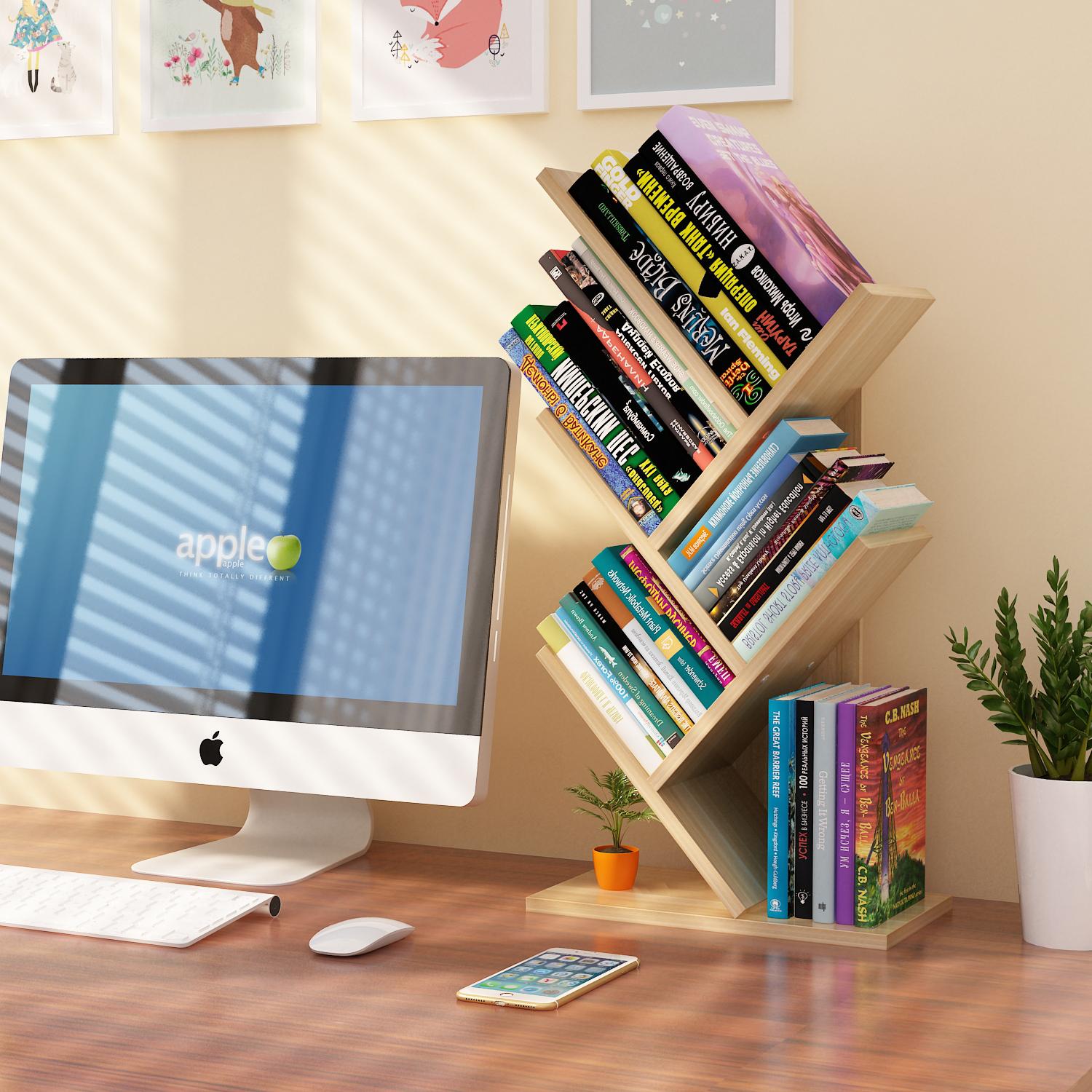 Mini Bookshelf Creative Rack Design