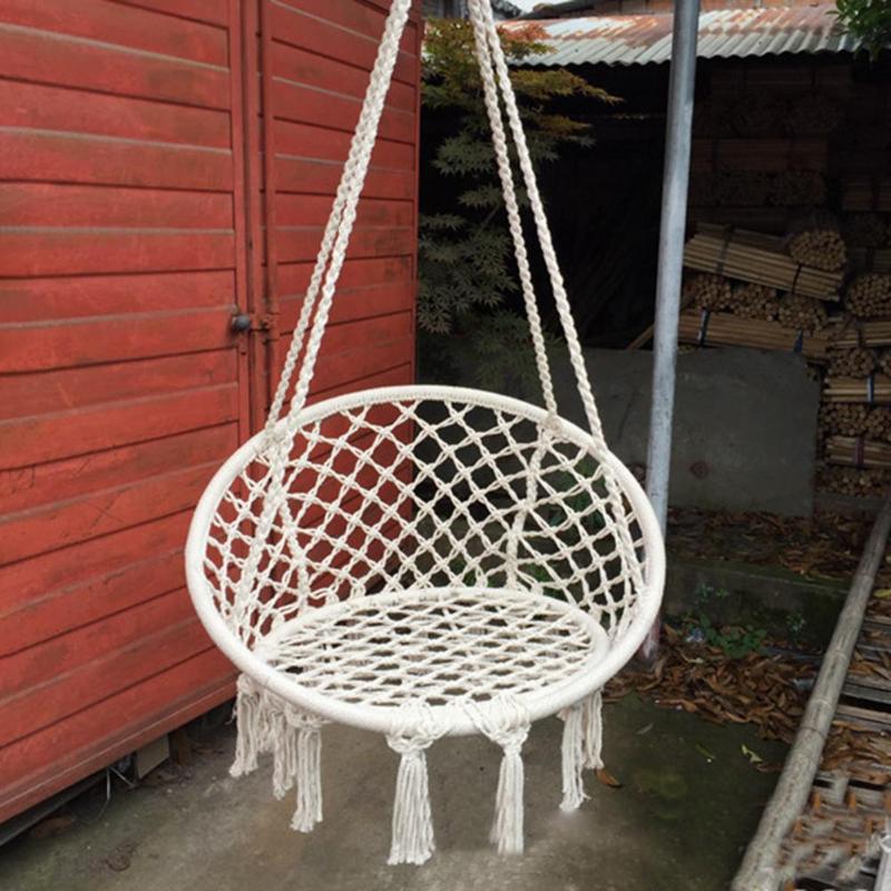 Hanging Rope Chair Cotton Hammock