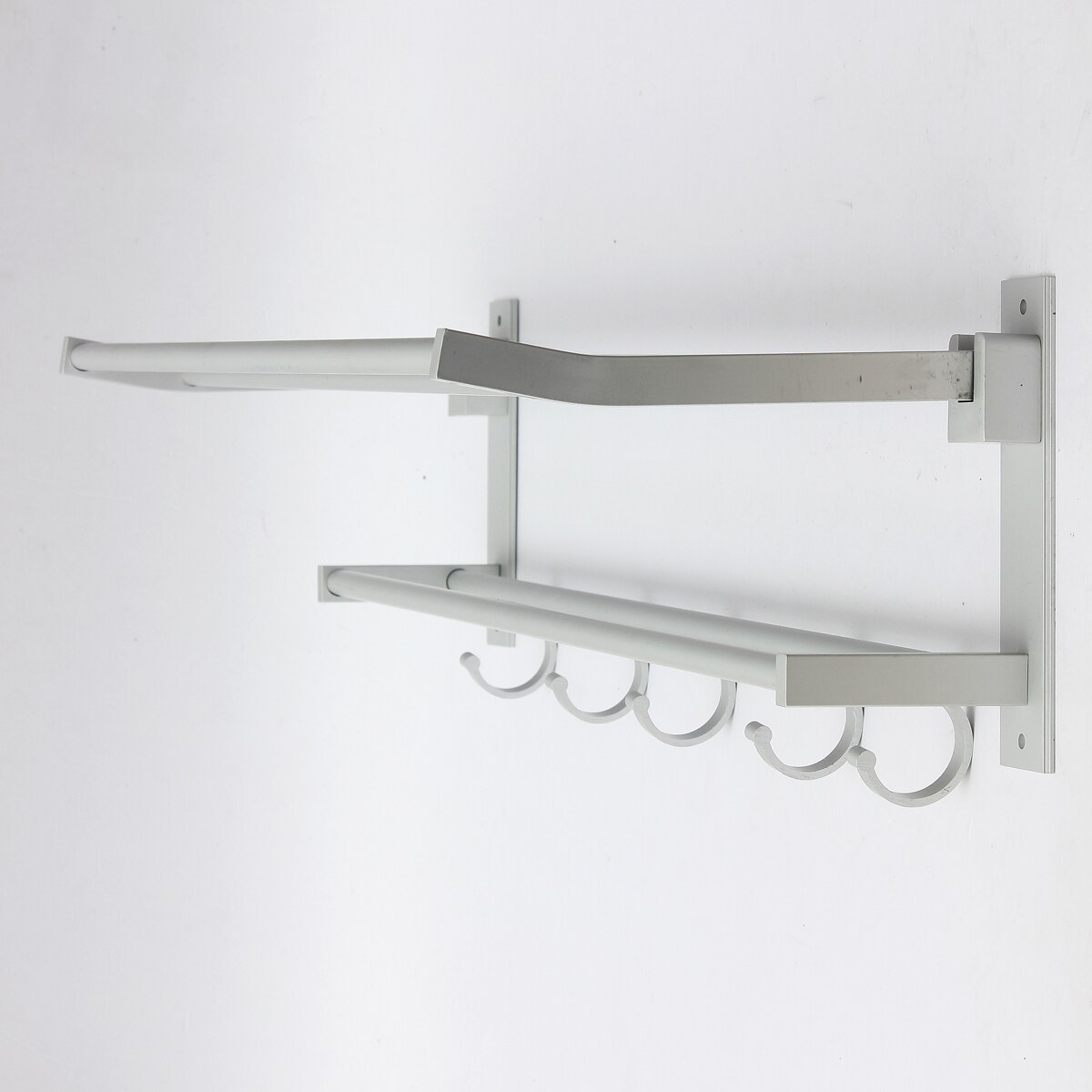 Towel Rack Shelf Aluminum Holder