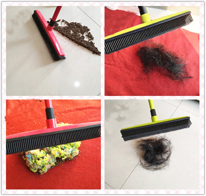 Rubber Broom Floor Sweeper Mop