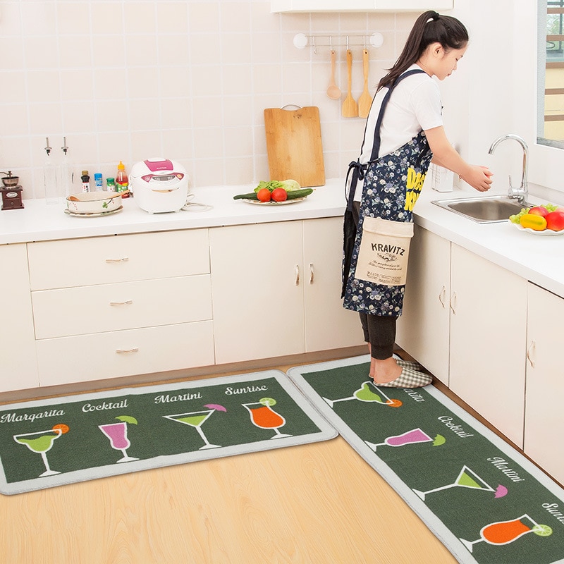 Kitchen Runner Rugs Anti-Slip Mats