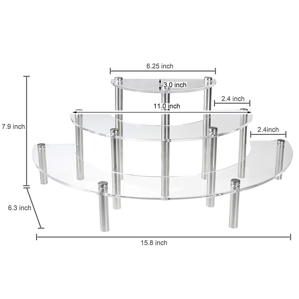 Cupcake Tier Acrylic Material