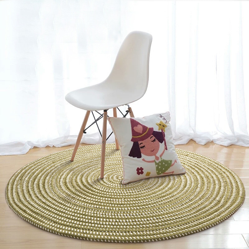 Woven Carpet Round Mat