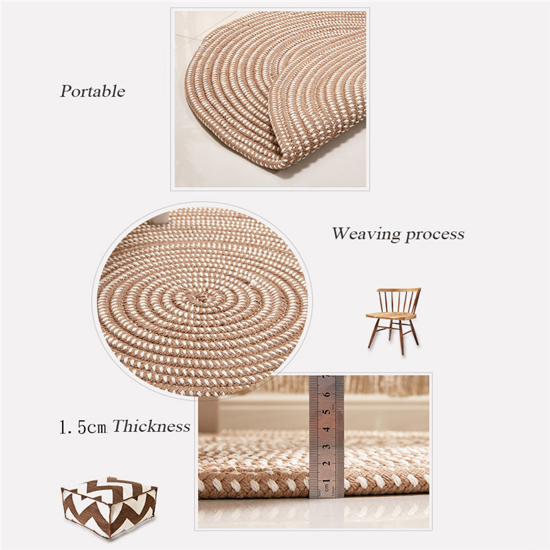 Woven Carpet Round Mat