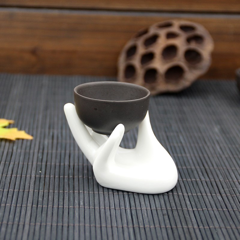 Ceramic Egg Holder Hand Shape Design
