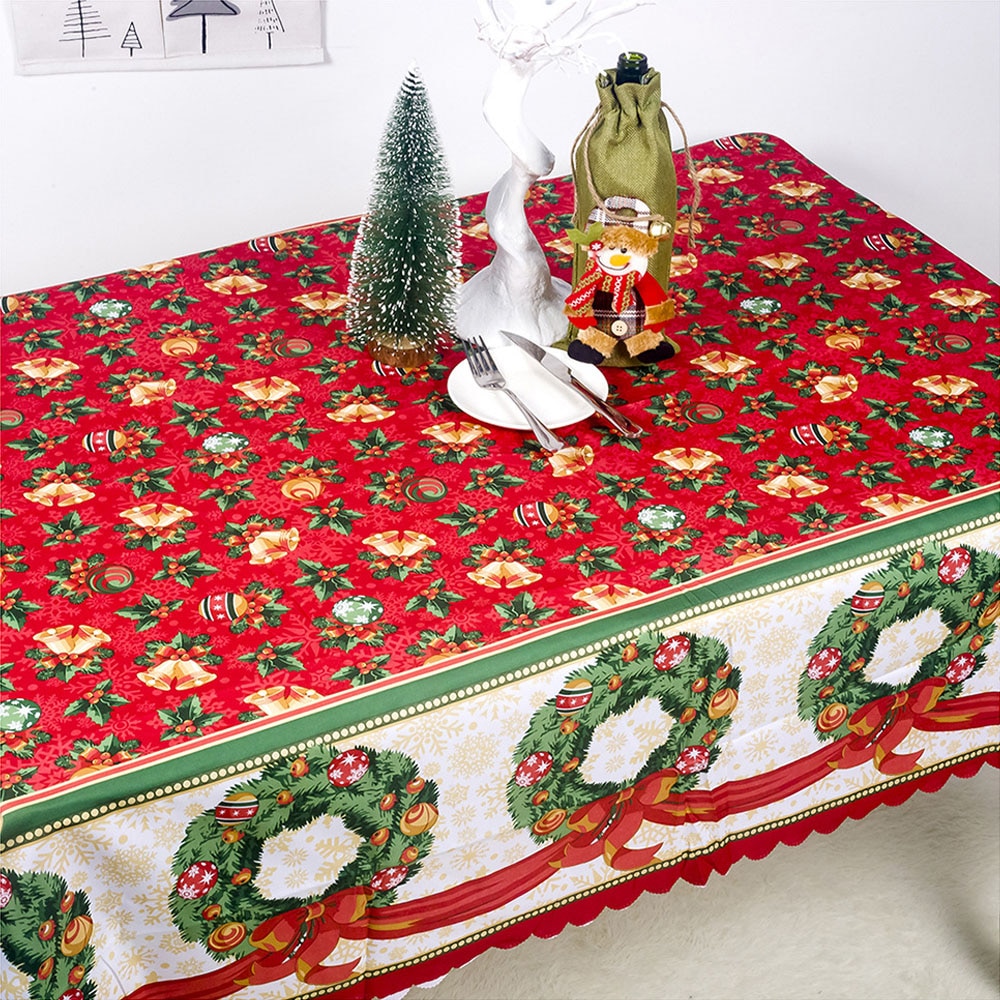 Christmas Tablecloth Rectangular Cover