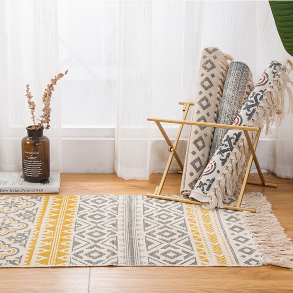 Boho Area Rug Floor Mat Decor