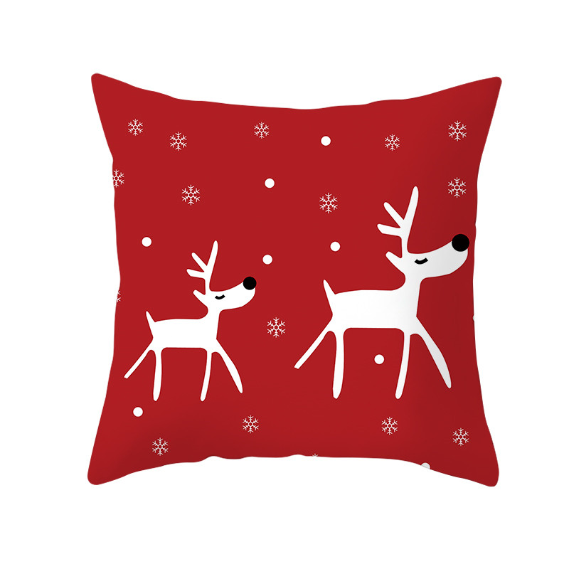 Christmas Pillow Covers Printed Cushion Cases