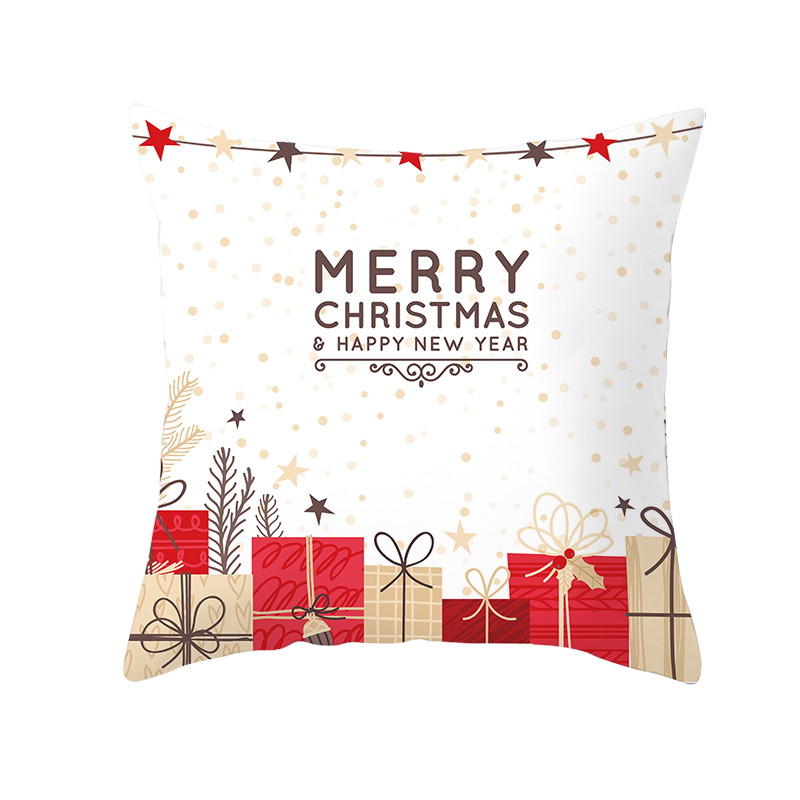 Christmas Pillow Covers Printed Cushion Cases