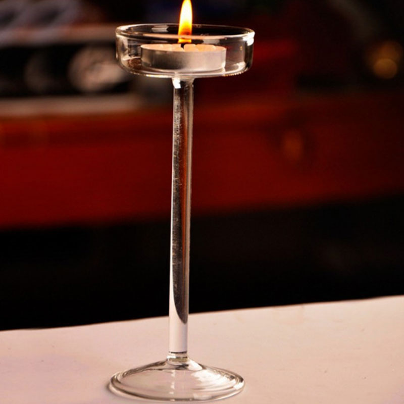 Tea Light Holders Candlestick Glass