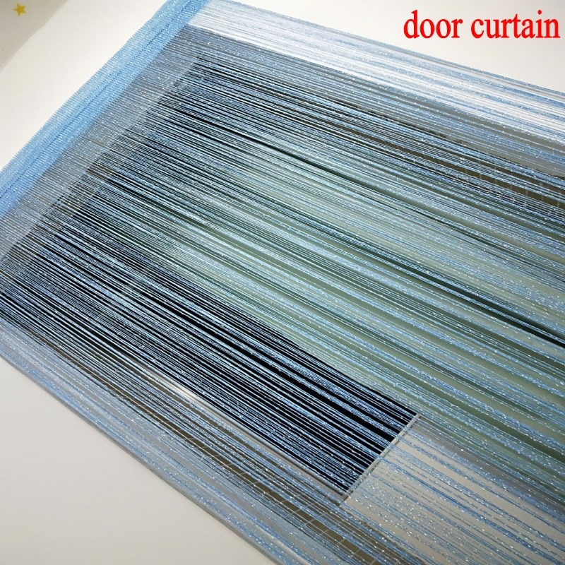 Beaded Door Curtains Shiny Tassel Drape