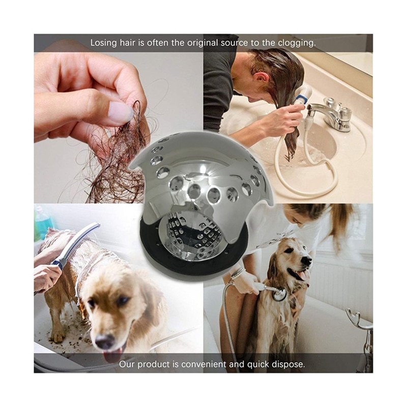 Shower Drain Hair Catcher Cover Strainer