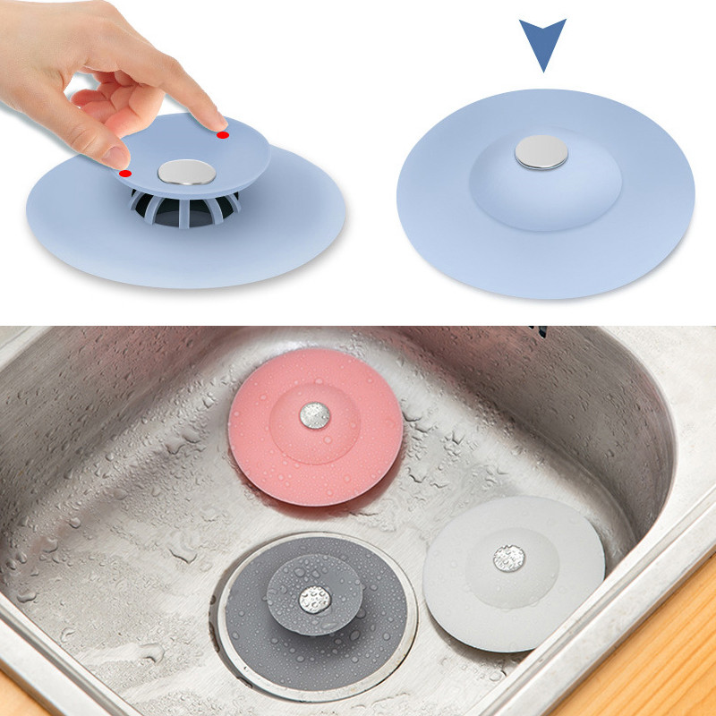Drain Stopper Rubber Sink Plug Filter