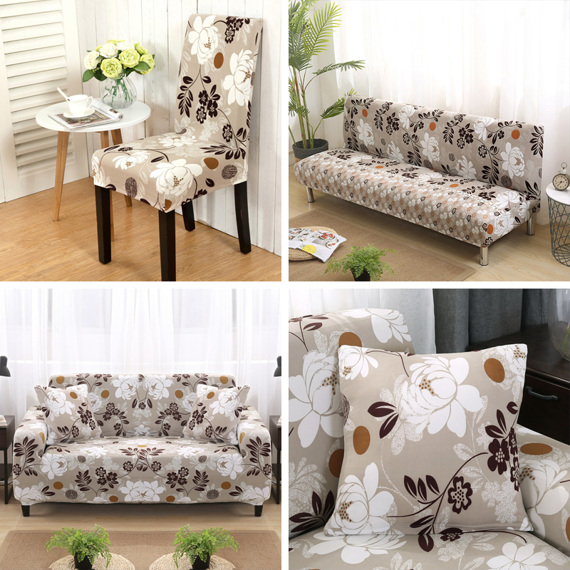 Dining Chair Cover Elastic Printed Cloth