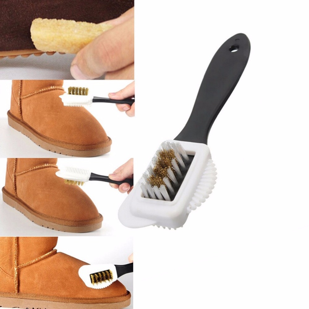Suede Brush 3-Sided Cleaning Tool