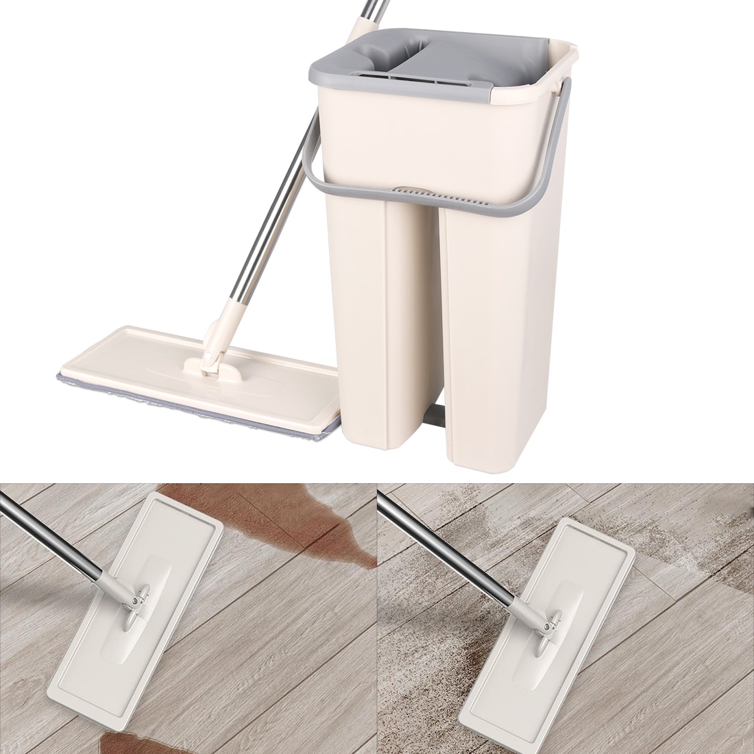 Mop Bucket With Wringer Cleaning Tool