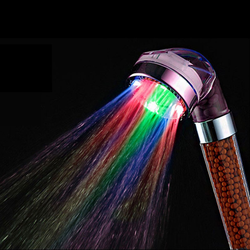 Handheld Shower Head Multicolor Lights