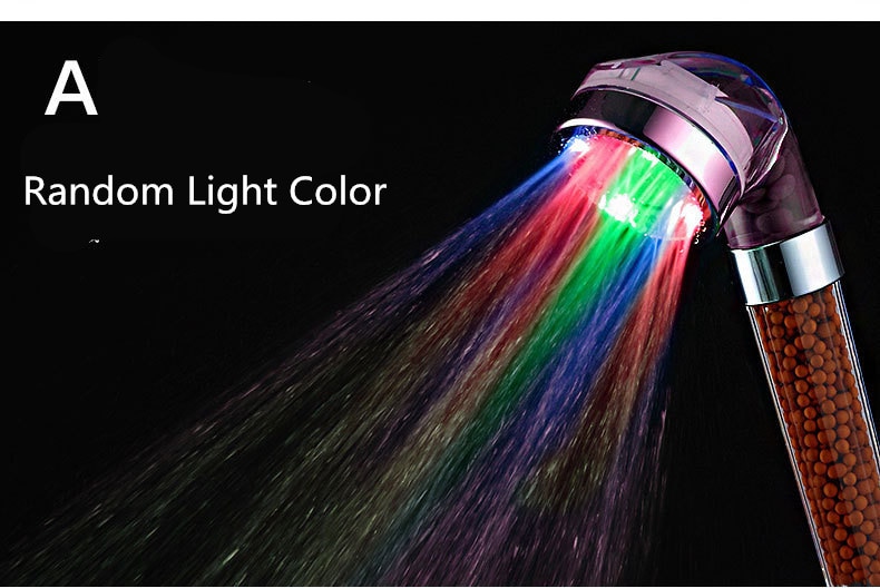 Handheld Shower Head Multicolor Lights