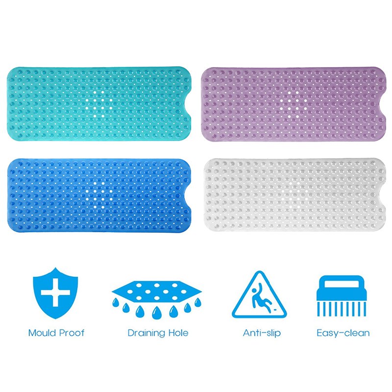 Non-Slip Bath Mat Suction Grip