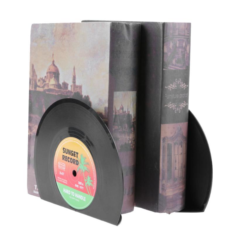 Vinyl Record Bookends (Set of 2)
