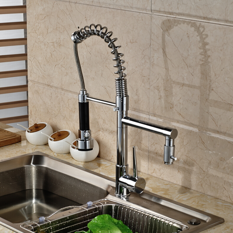 Dual Spout Kitchen Sink Faucet