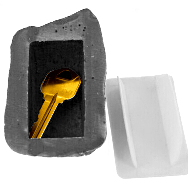 Hidden Storage Stone Case Box for Keys