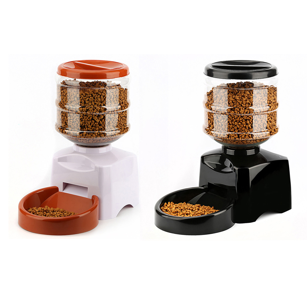 Automatic Timed Cat Dog Pet Feeder Food Dispenser