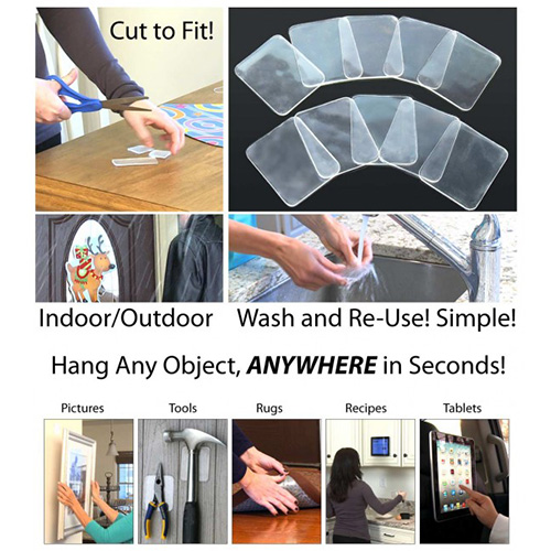Reusable Silicone Anti Slip Mat Grip Pads