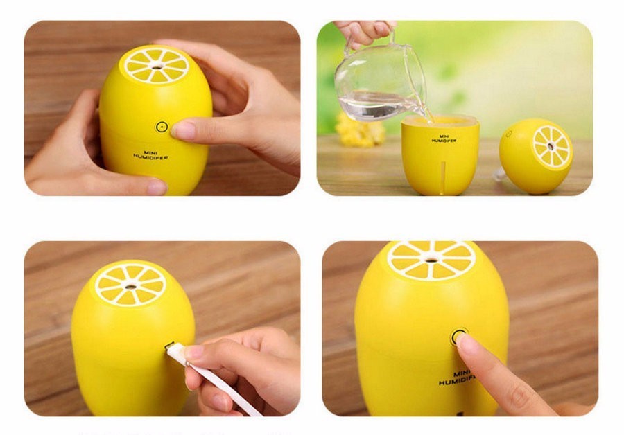 Mini USB Lemon Air Humidifier And Mist Maker