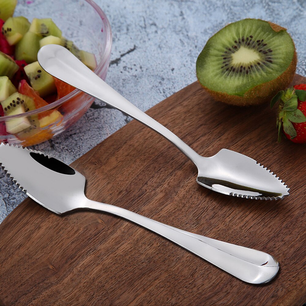 Stainless Steel Sawtooth Serrated Spoon