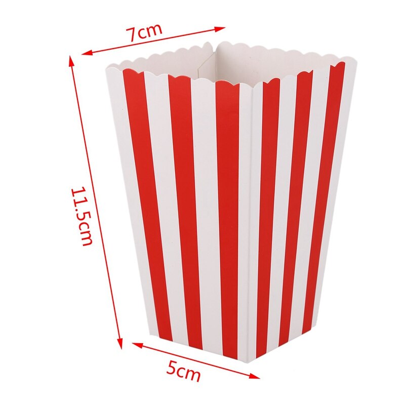 Paper Small Popcorn Boxes (12pcs)