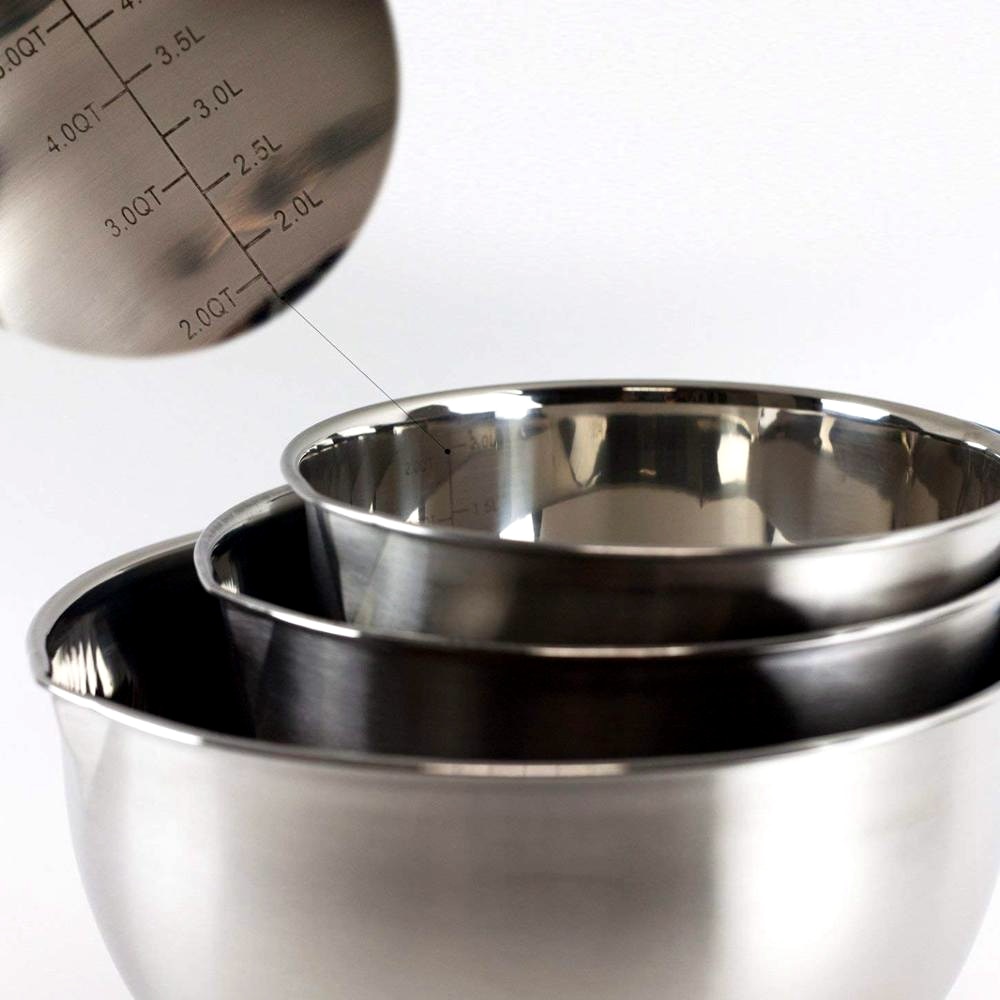 Stainless Steel Mixing Bowl with Handle