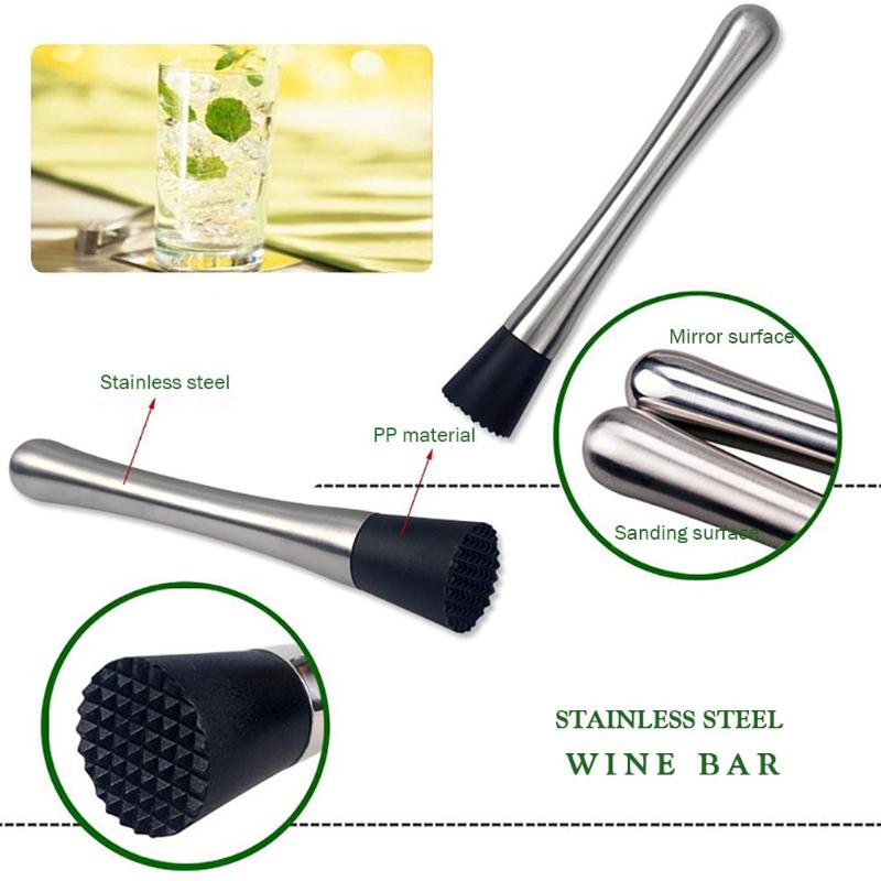 Muddler Cocktail Drink Crusher Press