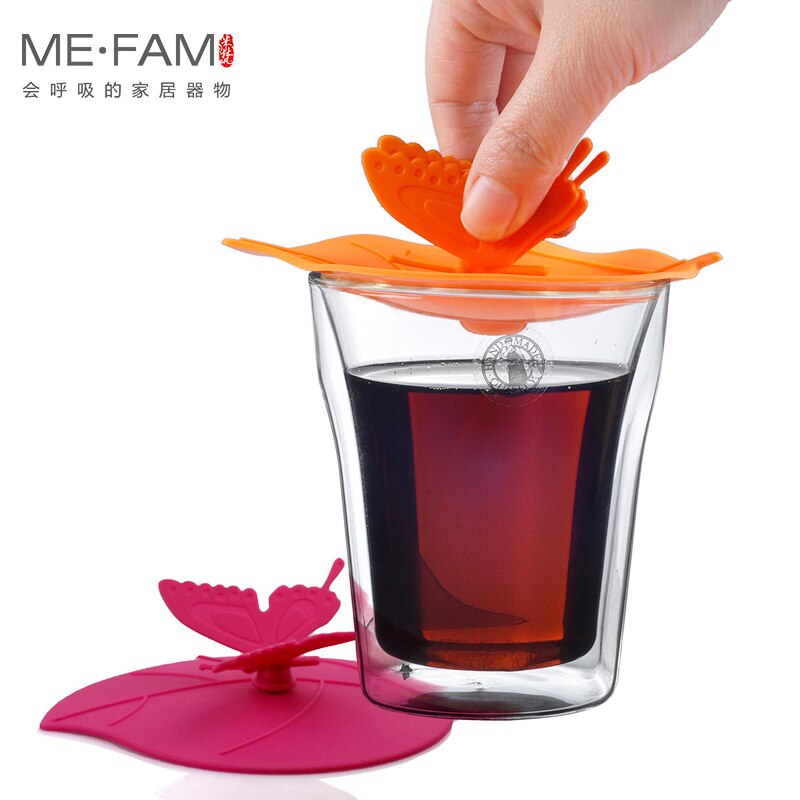3D Butterfly Silicone Mug Lids (3Pcs)