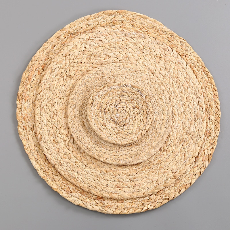 Hand Woven Round Wicker Placemat